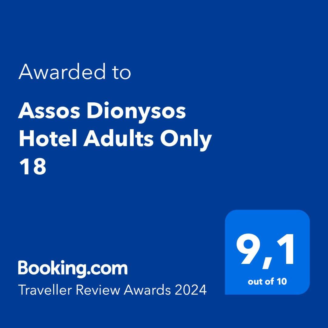 Assos Dionysos Special Class Hotel Adults Only 12 Years Kültér fotó